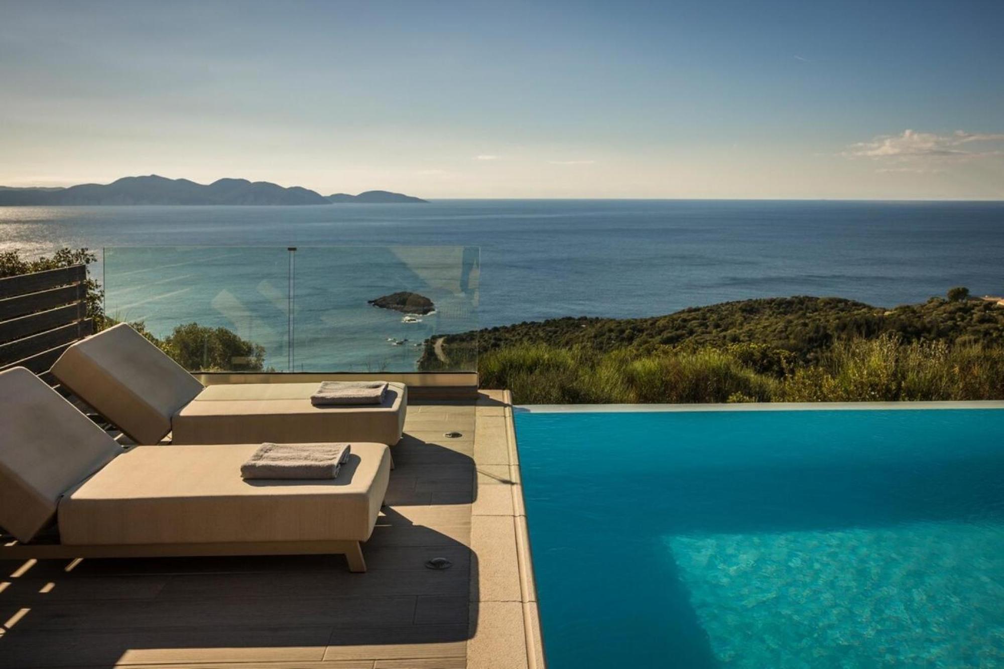 Entheos Private Villa Fiskardo Kefalonia Greece المظهر الخارجي الصورة